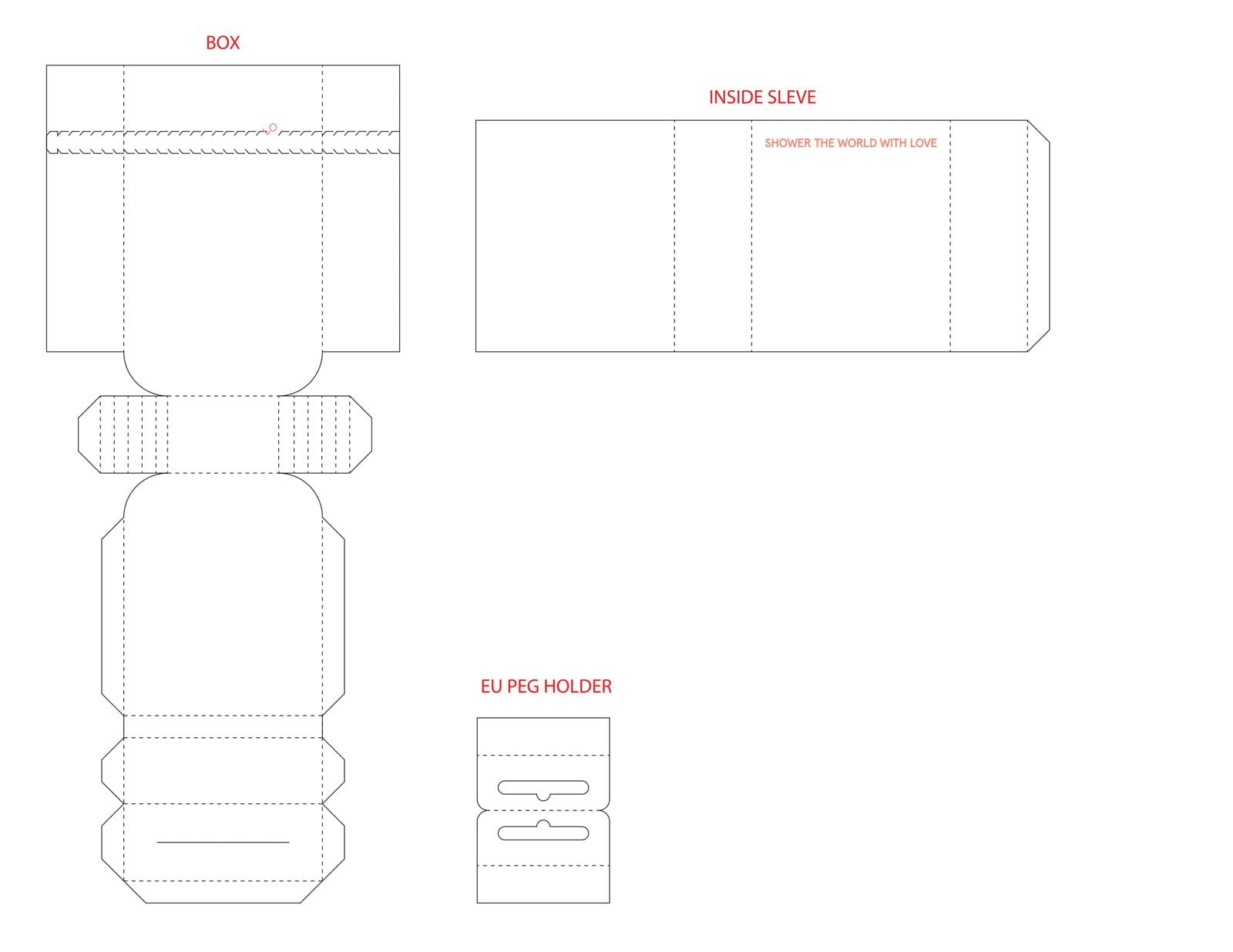 06 · Production dieline — the box, unfolded